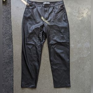 Hollister Faux Leather Pants